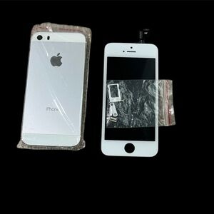 iPhone 5s /5SE Fisrt Gen White  Screen Replacement + Silver Back Housing
